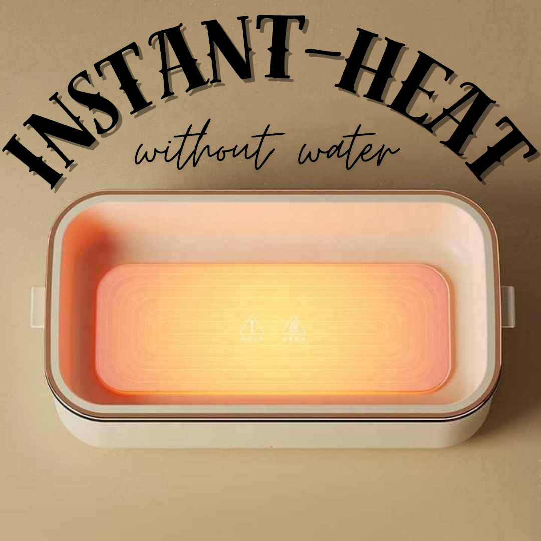 BENTO Electric Lunch Box | 0.8L Portable Food Warmer | Stainless Steel Inner Container | 70°C Constant Heat | Leak-Proof Design for Office, School & Travel | Fulfilled by Acquaso