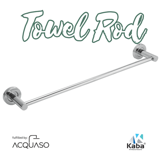 SIGNATURE Stainless Steel Heavy Towel Rod/Towel Rack for Bathroom/Towel Bar/Hanger/Stand/Bathroom Accessories 18"/1.5 feet (Chrome, Pack of 1) (Copy)