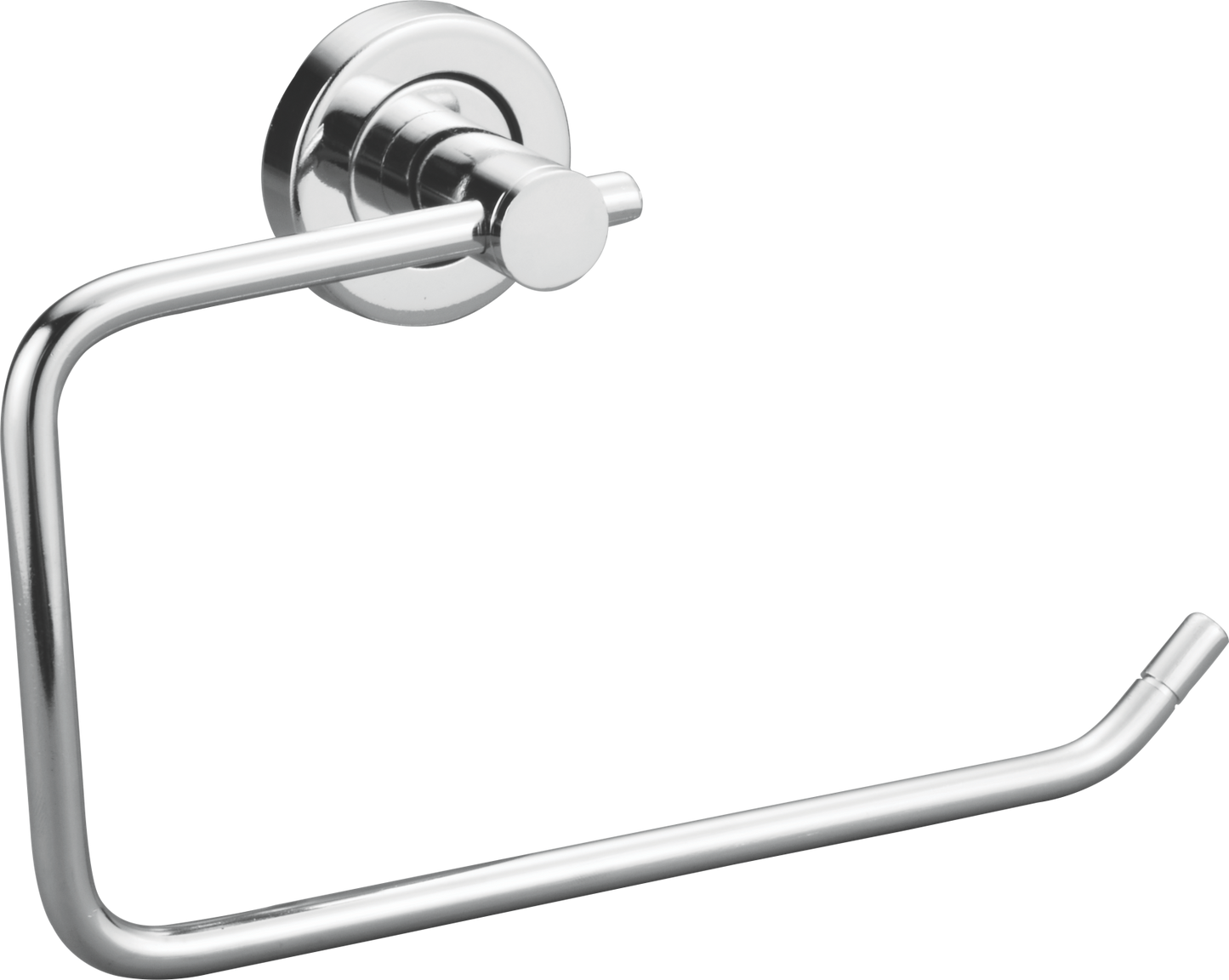 SKY Stainless Steel Towel Ring | Half-Square Design | Wall Mounted Napkin Holder | Rust-Proof | Modern Bathroom Accessory | Chrome