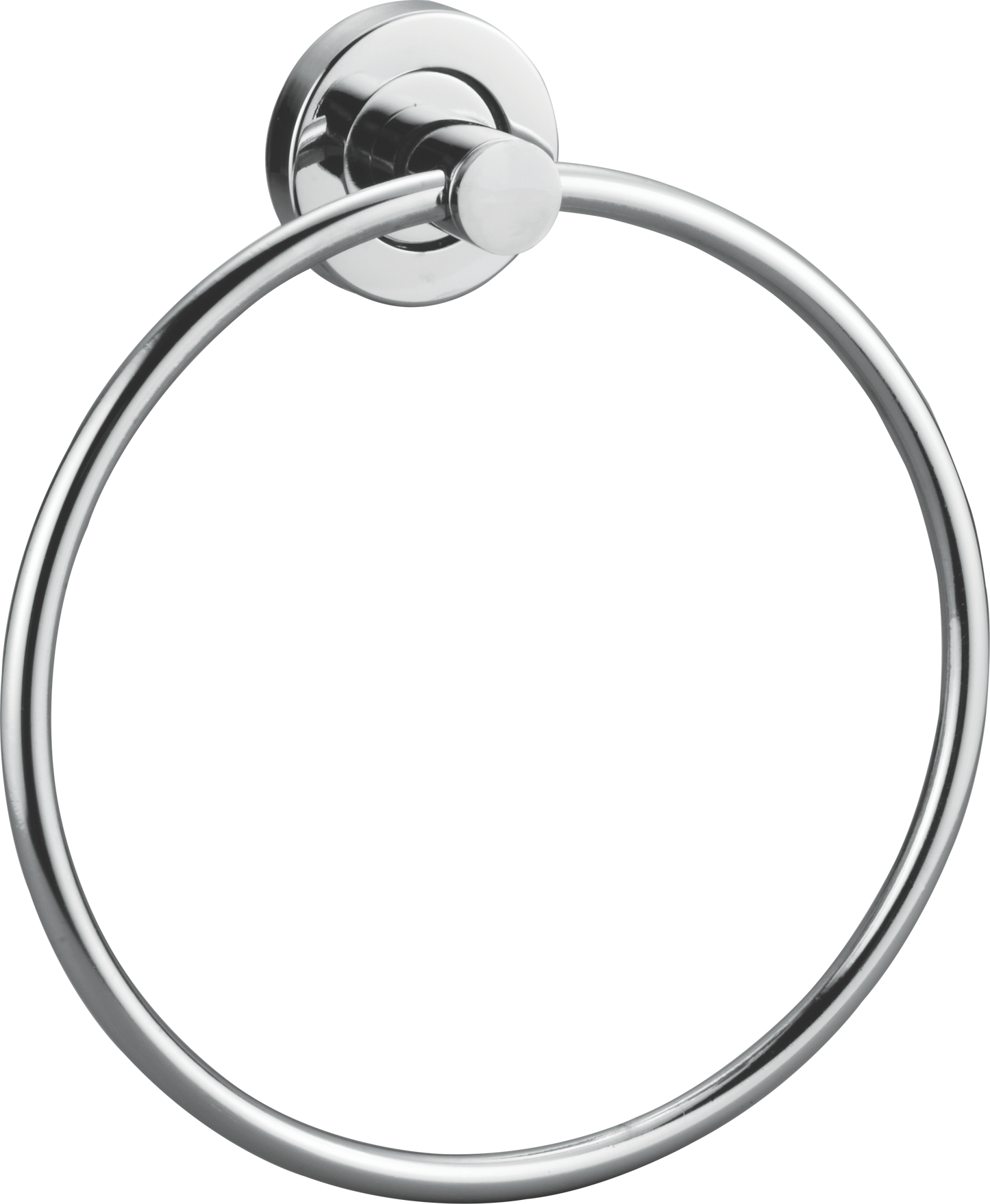 GALAXY Stainless Steel Towel Ring | Nickel Chrome Mirror Finish | Wall-Mounted | Rust & Corrosion Resistant | For Bathroom & Kitchen