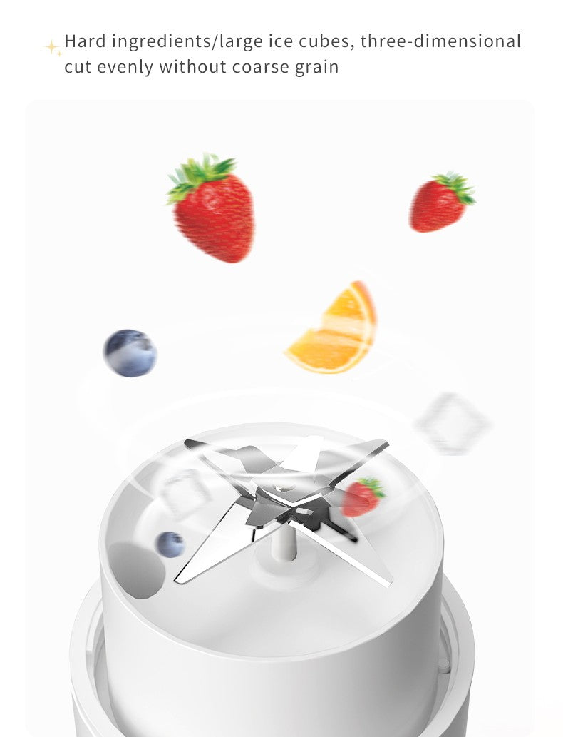 KIRA Portable USB Juicer | 400ml Personal Blender with 10 Stainless Steel Blades | 18,000 RPM | Rechargeable Battery (1500mAh) | Quiet Operation | Easy to Clean | Travel, Gym, Office, Kitchen | Fulfilled by Acquaso