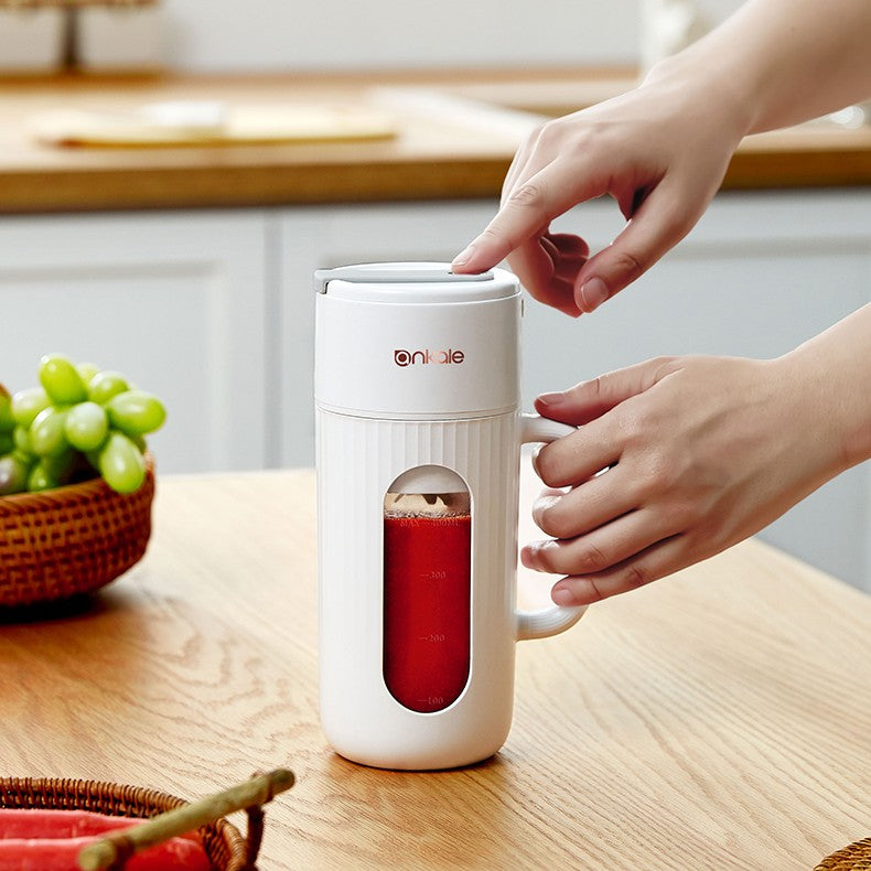 KIRA Portable USB Juicer | 400ml Personal Blender with 10 Stainless Steel Blades | 18,000 RPM | Rechargeable Battery (1500mAh) | Quiet Operation | Easy to Clean | Travel, Gym, Office, Kitchen | Fulfilled by Acquaso