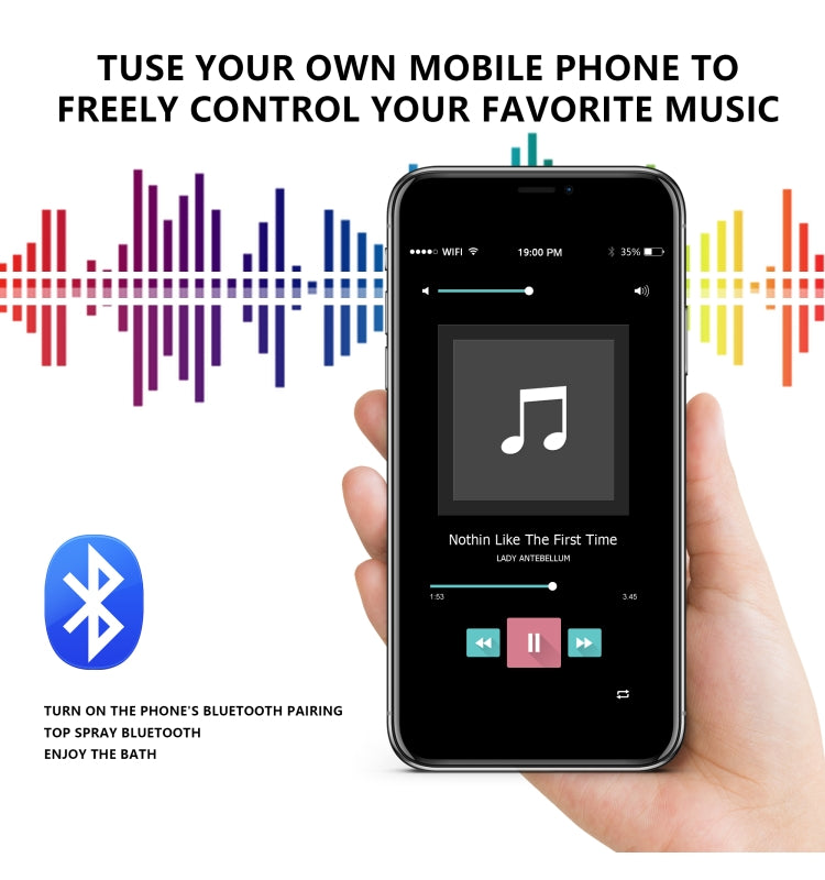 ACQUASO FALLS Luxury Thermostatic Shower System | Wall-Mounted | Brass Body | Nickel Brushed Finish | Rainfall, Massage, Waterfall, Jet Spray