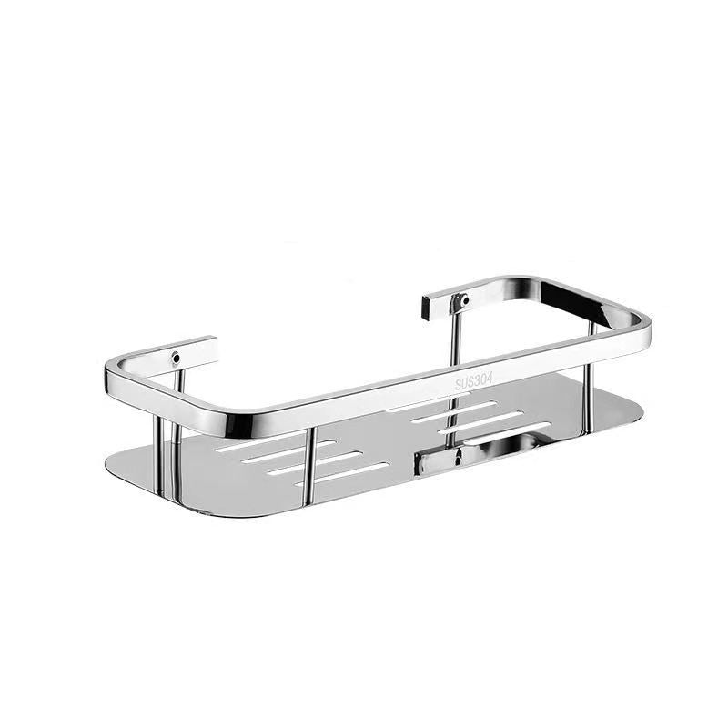 KABA PRIME Shelf – SUS304 Stainless Steel Corner Bathroom Shelf | Wall Mounted Shower/Kitchen Storage Rack | Polished Chrome Finish | Modern & Rustproof