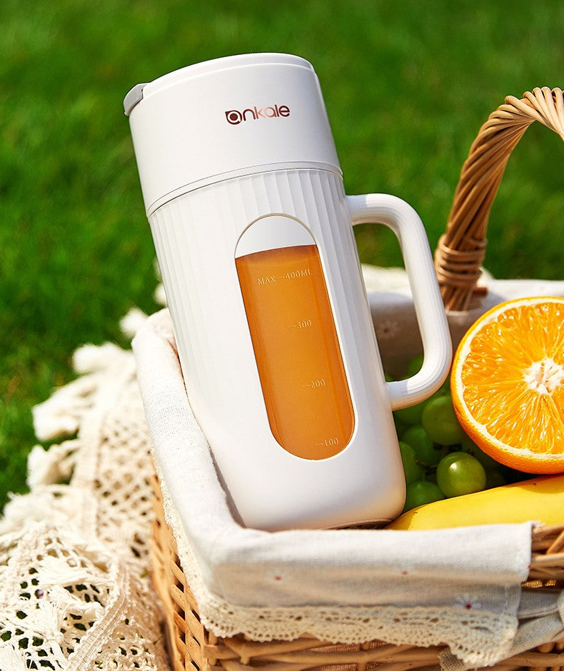 KIRA Portable USB Juicer | 400ml Personal Blender with 10 Stainless Steel Blades | 18,000 RPM | Rechargeable Battery (1500mAh) | Quiet Operation | Easy to Clean | Travel, Gym, Office, Kitchen | Fulfilled by Acquaso