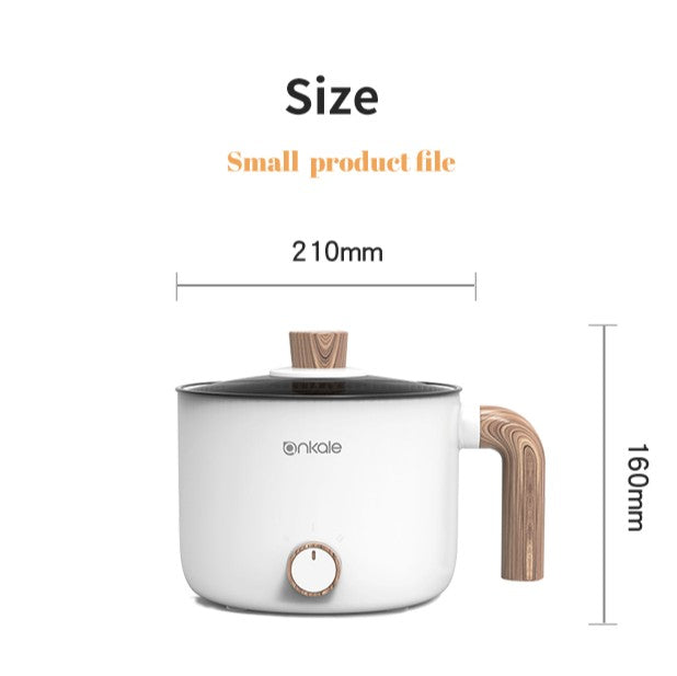 CURA Multipurpose Electric Cooker | 1.5L Non-Stick Ceramic Pot | Dual Power Modes (230W–600W) | Temperature Control | Microcomputer Control | Tempered Glass Lid | Ideal for Boiling, Frying, Simmering | 1-Year Warranty | Fulfilled by Acquaso