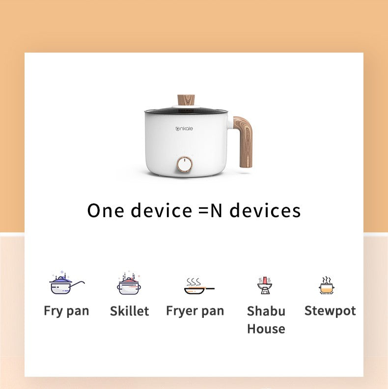 CURA Multipurpose Electric Cooker | 1.5L Non-Stick Ceramic Pot | Dual Power Modes (230W–600W) | Temperature Control | Microcomputer Control | Tempered Glass Lid | Ideal for Boiling, Frying, Simmering | 1-Year Warranty | Fulfilled by Acquaso