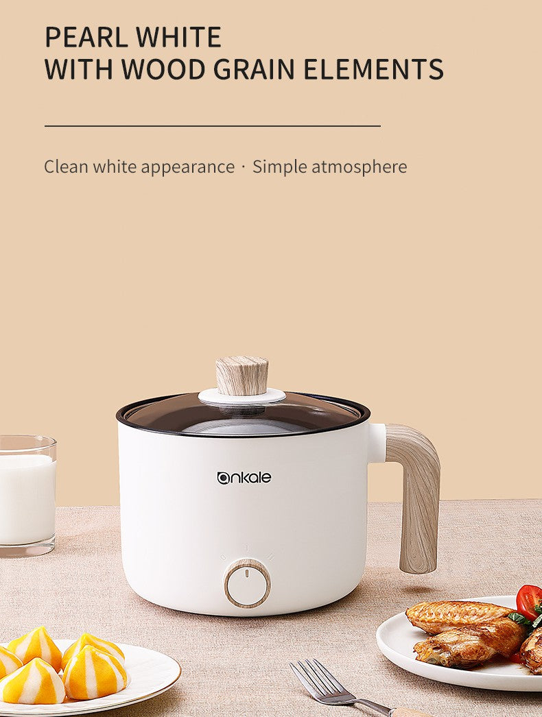 CURA Multipurpose Electric Cooker | 1.5L Non-Stick Ceramic Pot | Dual Power Modes (230W–600W) | Temperature Control | Microcomputer Control | Tempered Glass Lid | Ideal for Boiling, Frying, Simmering | 1-Year Warranty | Fulfilled by Acquaso