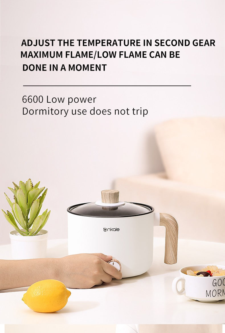 CURA Multipurpose Electric Cooker | 1.5L Non-Stick Ceramic Pot | Dual Power Modes (230W–600W) | Temperature Control | Microcomputer Control | Tempered Glass Lid | Ideal for Boiling, Frying, Simmering | 1-Year Warranty | Fulfilled by Acquaso